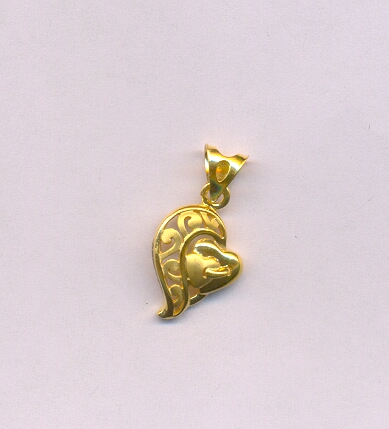 GOLD PENDENT CASTING FANCY