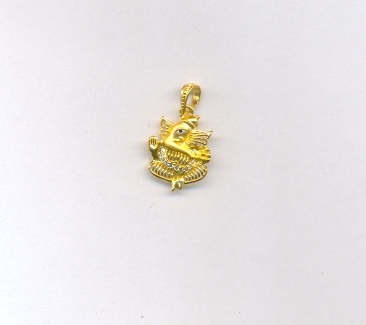GOLD PENDENT CASTING FANCY