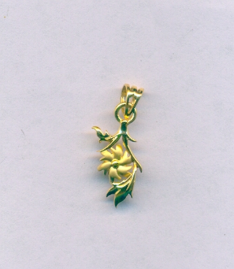 GOLD PENDENT CASTING FANCY