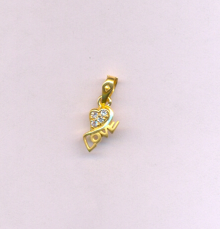 GOLD PENDENT CASTING FANCY
