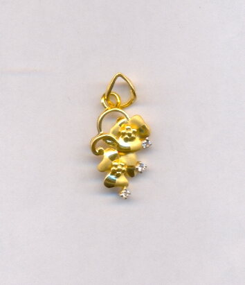 GOLD PENDENT CASTING FANCY