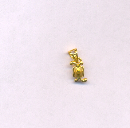 GOLD PENDENT CASTING FANCY