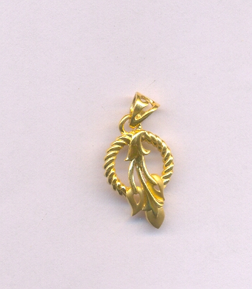 GOLD PENDENT CASTING FANCY