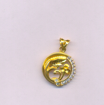 GOLD PENDENT CASTING FANCY
