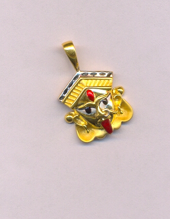 GOLD PENDENT CASTING FANCY