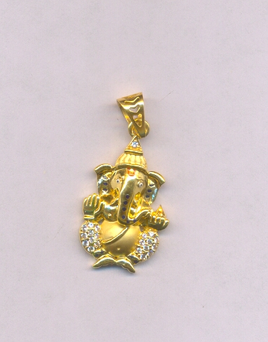 GOLD PENDENT CASTING FANCY