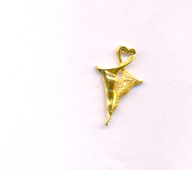 GOLD PENDENT CASTING FANCY