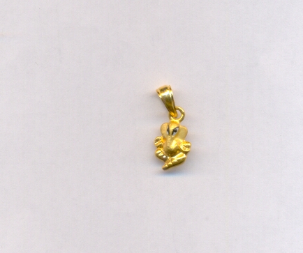GOLD PENDENT CASTING FANCY