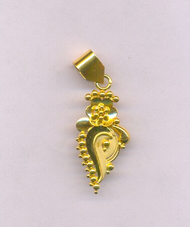 GOLD PENDENT CASTING FANCY