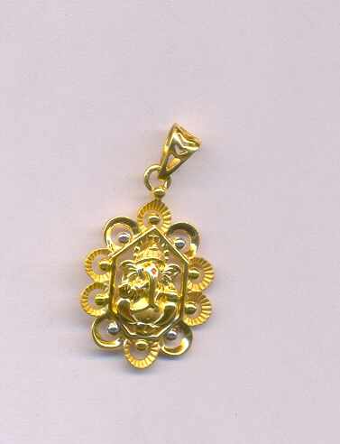 GOLD PENDENT CASTING FANCY
