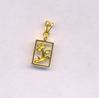 GOLD PENDENT CASTING FANCY
