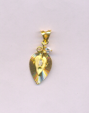 GOLD PENDENT CASTING FANCY