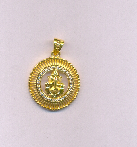 GOLD PENDENT CASTING FANCY