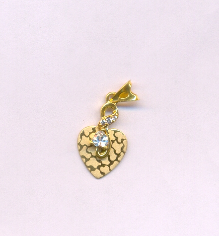 GOLD PENDENT CASTING FANCY