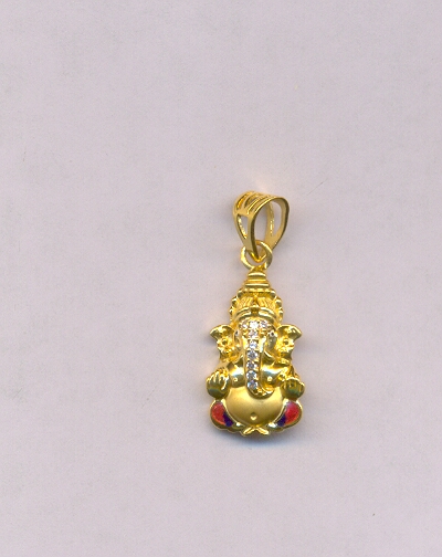 GOLD PENDENT CASTING FANCY