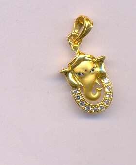 GOLD PENDENT CASTING FANCY