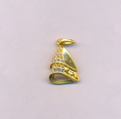 GOLD PENDENT CASTING FANCY