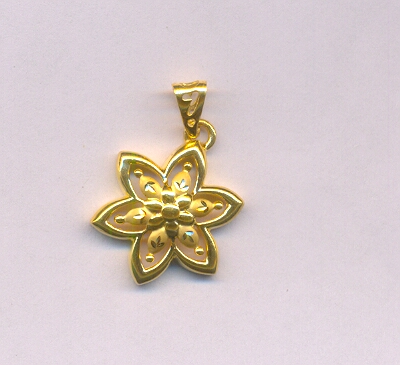 GOLD PENDENT CASTING FANCY