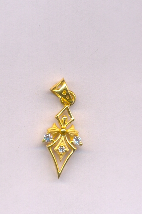 GOLD PENDENT CASTING FANCY
