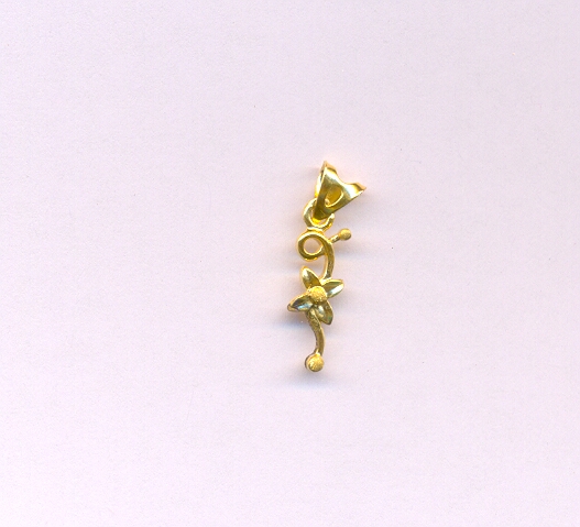 GOLD PENDENT CASTING FANCY