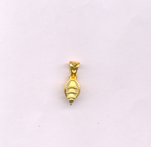 GOLD PENDENT CASTING FANCY