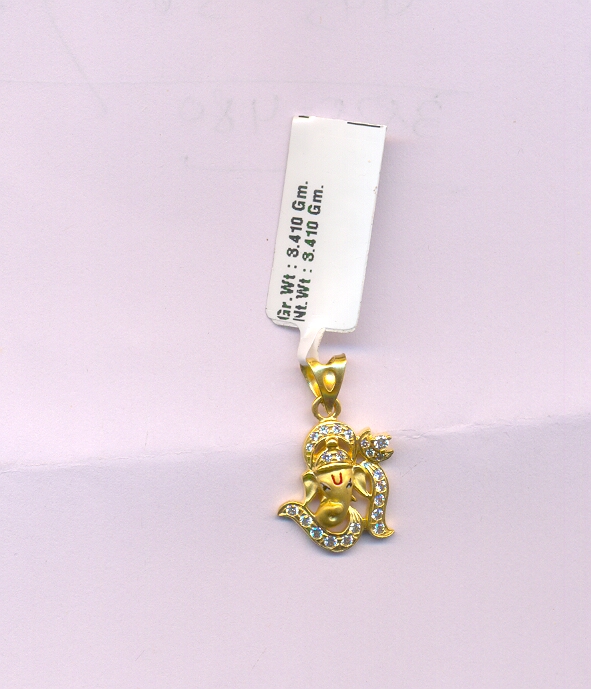 GOLD PENDENT CASTING FANCY