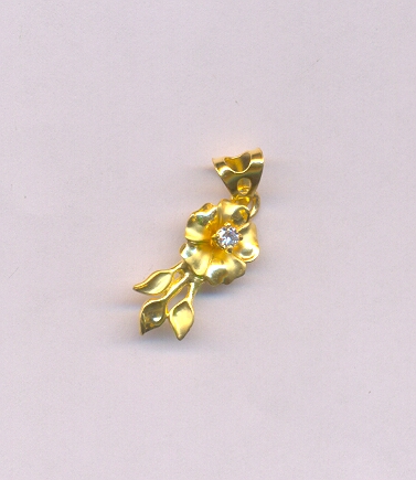 GOLD PENDENT CASTING FANCY