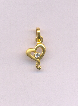 GOLD PENDENT CASTING FANCY