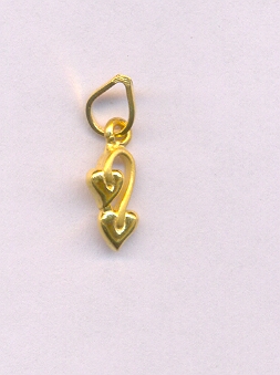 GOLD PENDENT CASTING FANCY
