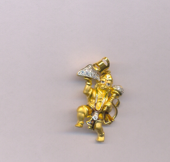GOLD PENDENT CASTING FANCY