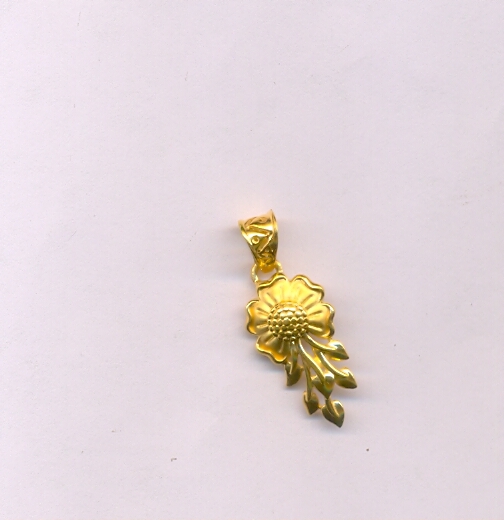 GOLD PENDENT CASTING FANCY