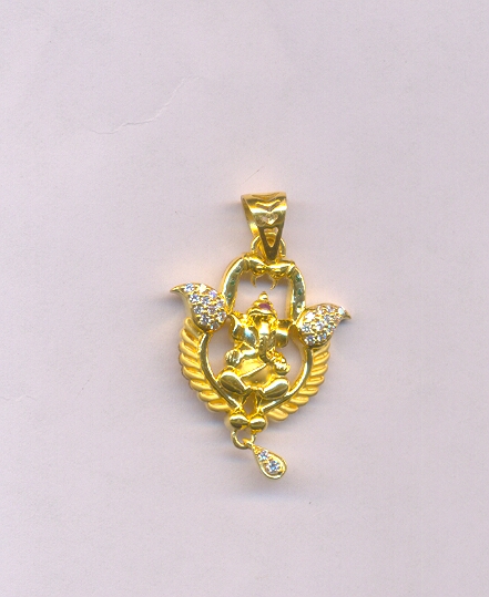 GOLD PENDENT CASTING FANCY
