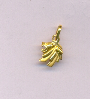 GOLD PENDENT CASTING FANCY