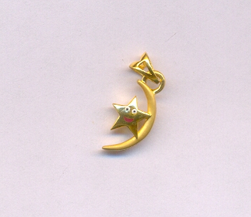 GOLD PENDENT CASTING FANCY