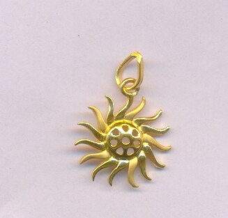 GOLD PENDENT CASTING FANCY