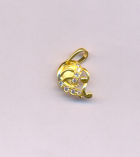 GOLD PENDENT CASTING FANCY