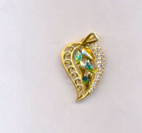 GOLD PENDENT CASTING FANCY