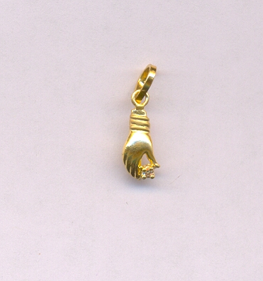 GOLD PENDENT CASTING FANCY