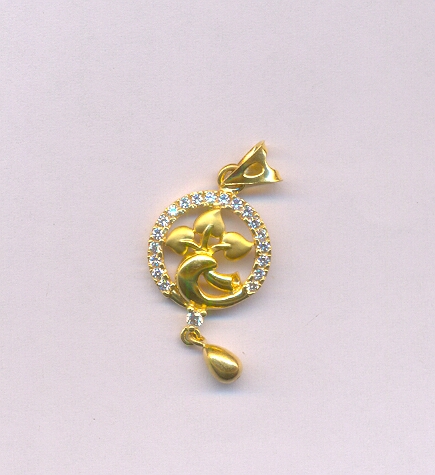 GOLD PENDENT CASTING FANCY
