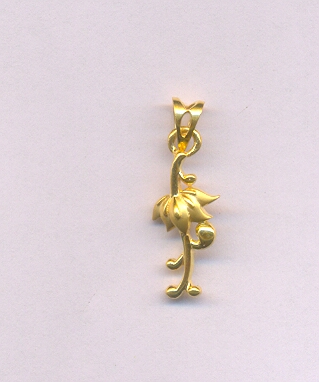 GOLD PENDENT CASTING FANCY
