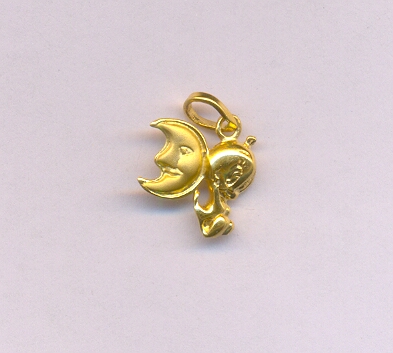 GOLD PENDENT CASTING FANCY