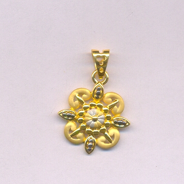 GOLD PENDENT CASTING FANCY