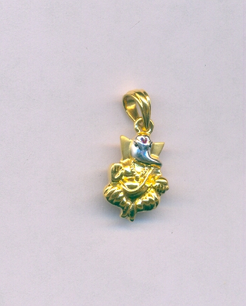 GOLD PENDENT CASTING FANCY