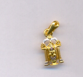 GOLD PENDENT CASTING FANCY