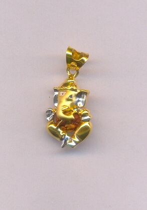 GOLD PENDENT CASTING FANCY