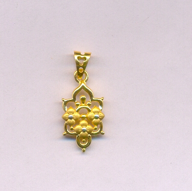 GOLD PENDENT CASTING FANCY