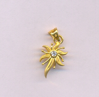 GOLD PENDENT CASTING FANCY