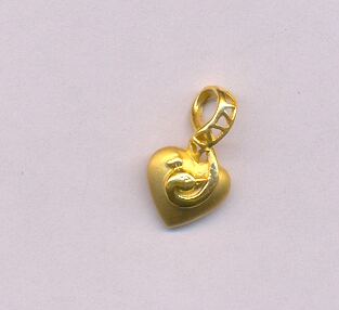 GOLD PENDENT CASTING FANCY