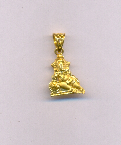 GOLD PENDENT CASTING FANCY
