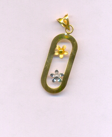 GOLD PENDENT CASTING FANCY